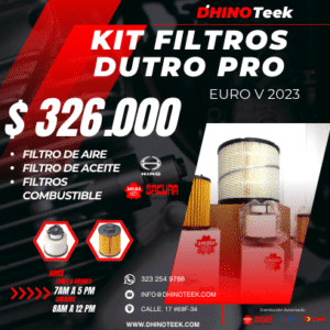 KIT FILTROS dutro pro - euro v 2023