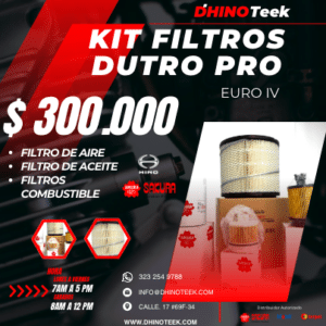 KIT FILTROS dutro pro - euro Iv